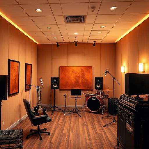 Interior view of Studio A