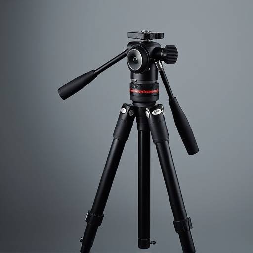 Photo of a Manfrotto tripod with fluid head